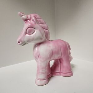 FADED PINK UNICORN FIGURINE